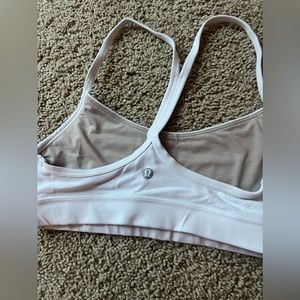 Lululemon Flow Y lululemon bra white size 4